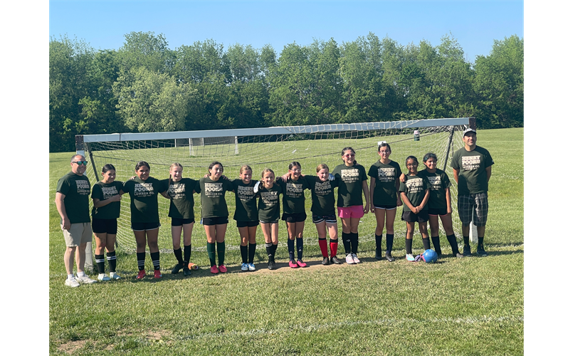 Spring 2025 Girls U12 Champions - Henry Poor Lumber