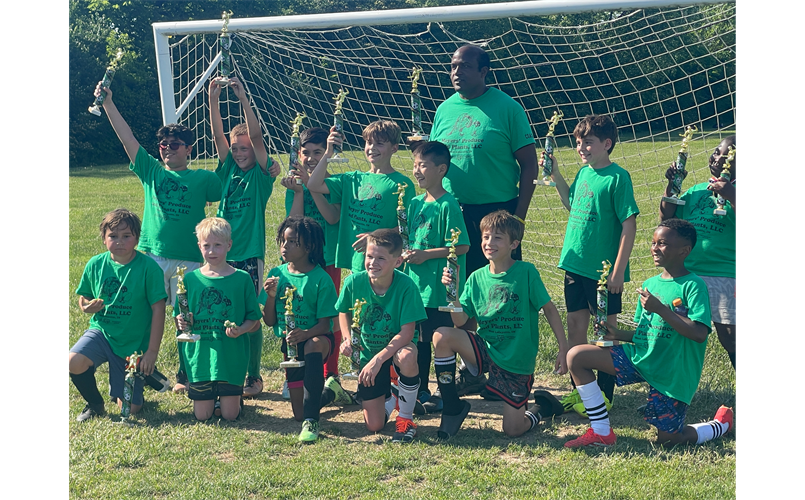 Spring 2025 Boys U10 Champions - Meyers Produce and Plants