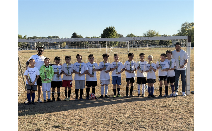 Fall 2025 Boys U11 Champions - Academy Sports