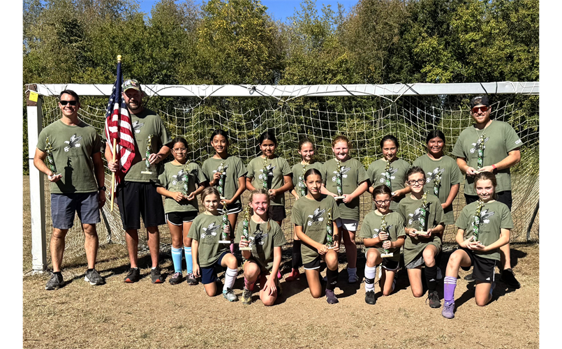Fall 2025 Girls U11-U12 Champions - Fisher Funeral Chapel
