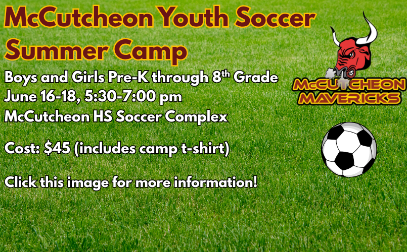 McCutcheon Youth Soccer Camp 2026